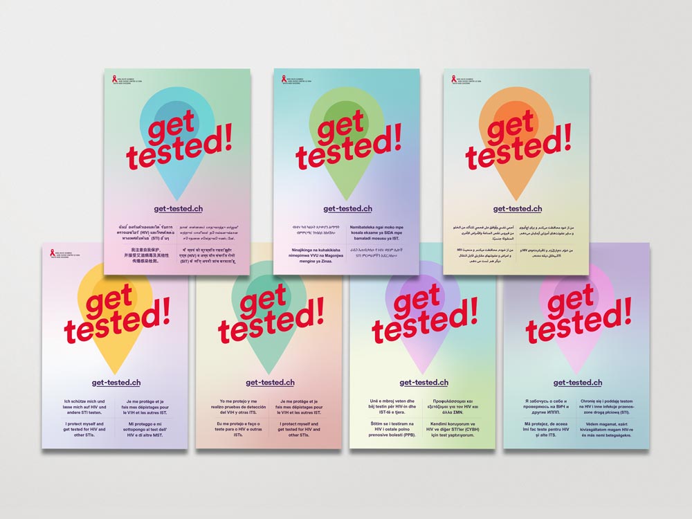 Poster get-tested.ch
